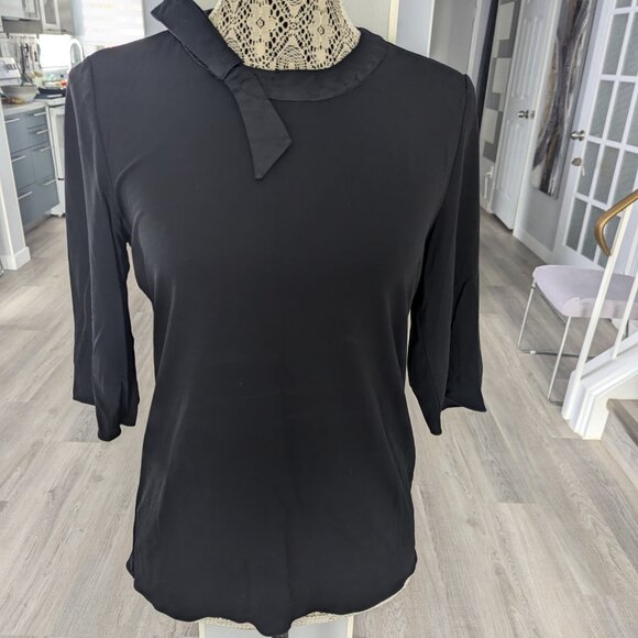 Georgio Armani black stretched top - Picture 3 of 6